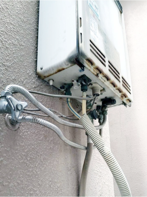 配管接続部分の写真