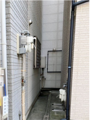 搬入経路の分かる写真